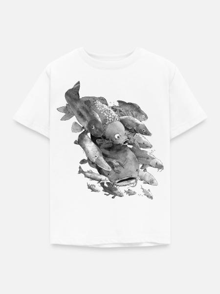 Angler T-Shirt - T-shirt Enfant - blanc