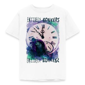 Alice in Wonderland totally bonkers - Kids' T-Shirt - white - Front - AI Model Kid Male (0cm)