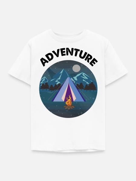 Abenteuer - Kinder T-Shirt - Weiß