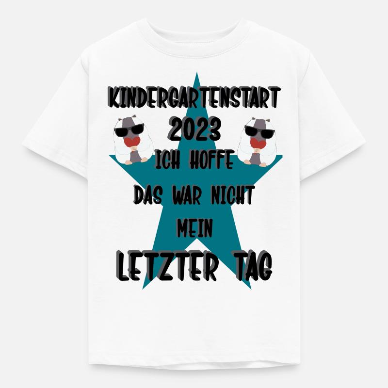 Kindergartenstart - Kinder T-Shirt - Weiß