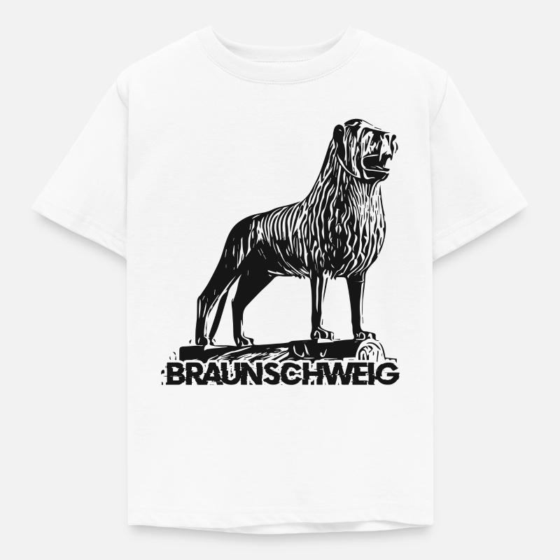 Braunschweig Löwe - Kinder T-Shirt - Weiß