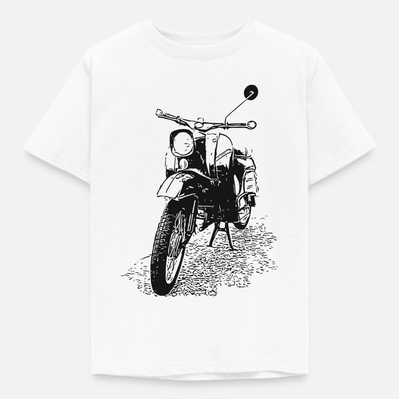 Simson - Schwalbe - Kinder T-Shirt - Weiß