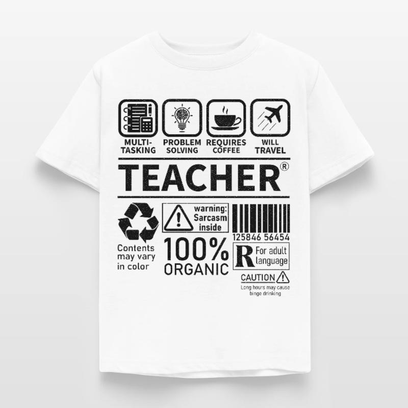 Teacher multi tasking problem solving requires Kids' T-Shirt