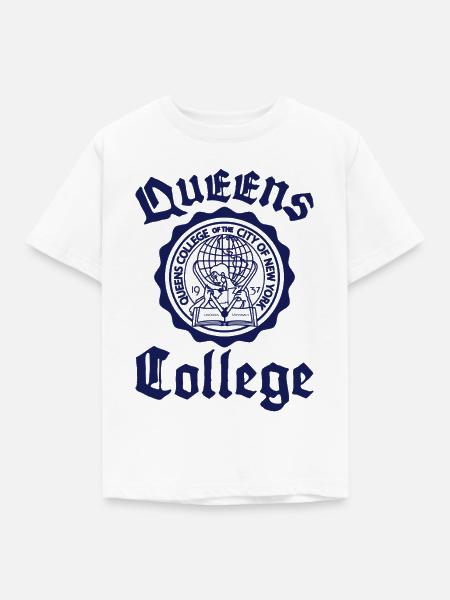 Queens College - Kinder T-Shirt - Weiß