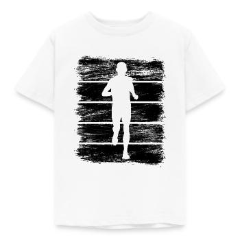 Laufsport - Kinder T-Shirt - Weiß - Vorne - AI Model Kid Male (0cm)