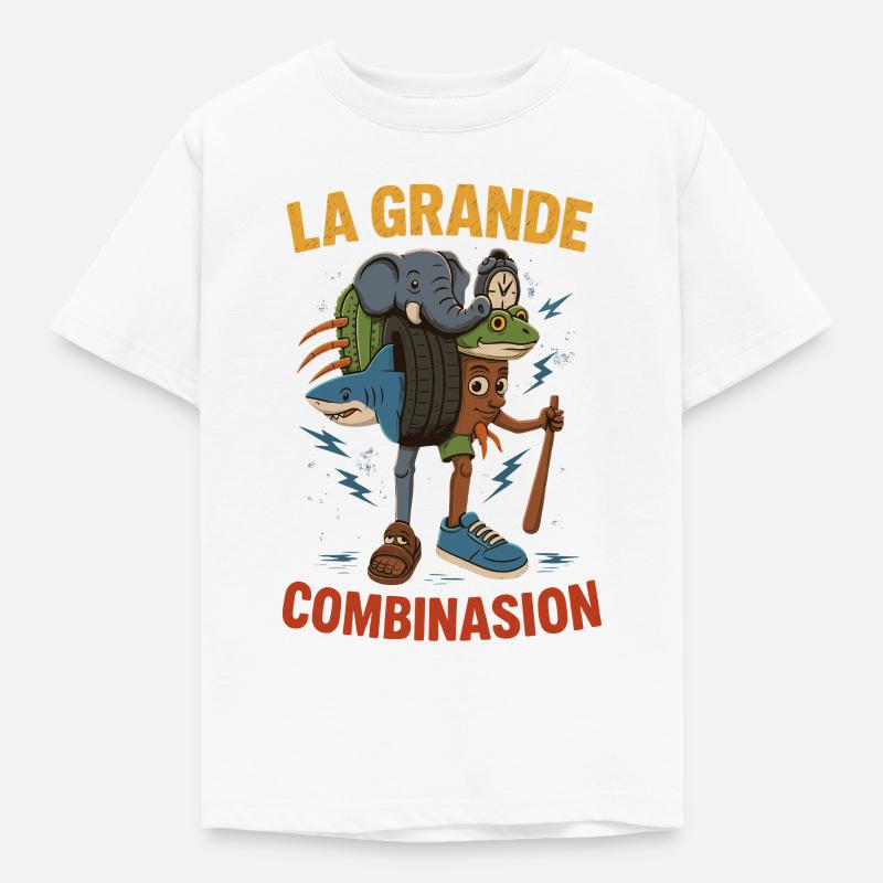 Combinasion La Grande Combination Italian Brainrot - T-skjorte for barn - hvit