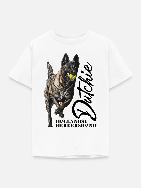 Dutch Shepherd – Dutchie - Kinder T-Shirt - Weiß