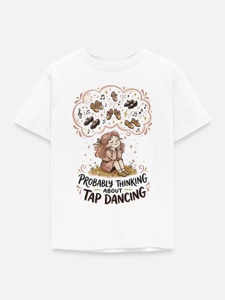 Stepptanz Stepptanz Tanz - Kinder T-Shirt - Weiß