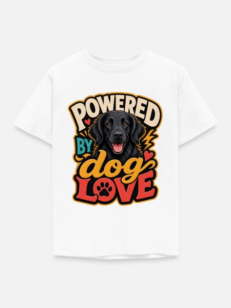 Glatthaariger Retriever - Kinder T-Shirt - Weiß