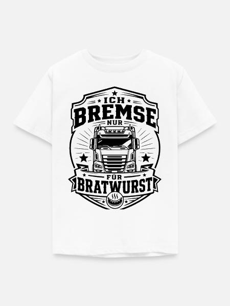 Trucker Bratwurst - Kinder T-Shirt - Weiß