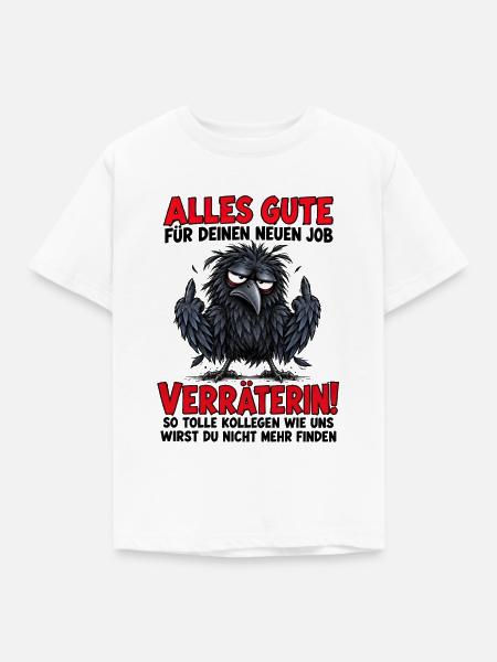 Verräterin Neuer Job - Kinder T-Shirt - Weiß