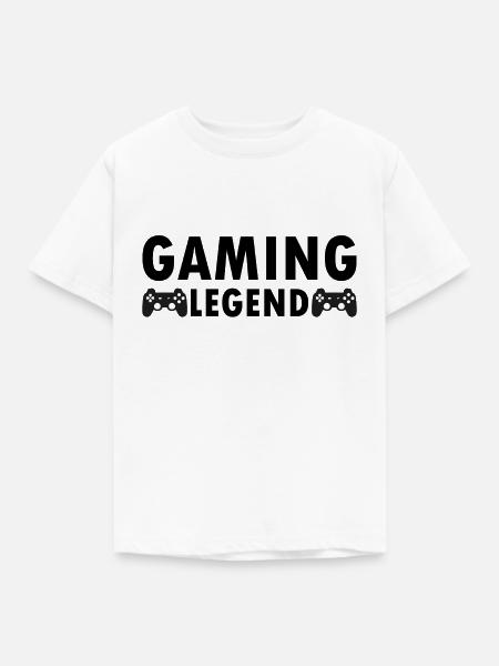 Zocken - Kinder T-Shirt - Weiß