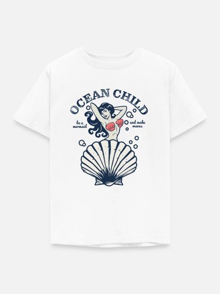Ocean Child - Kinder T-Shirt - Weiß