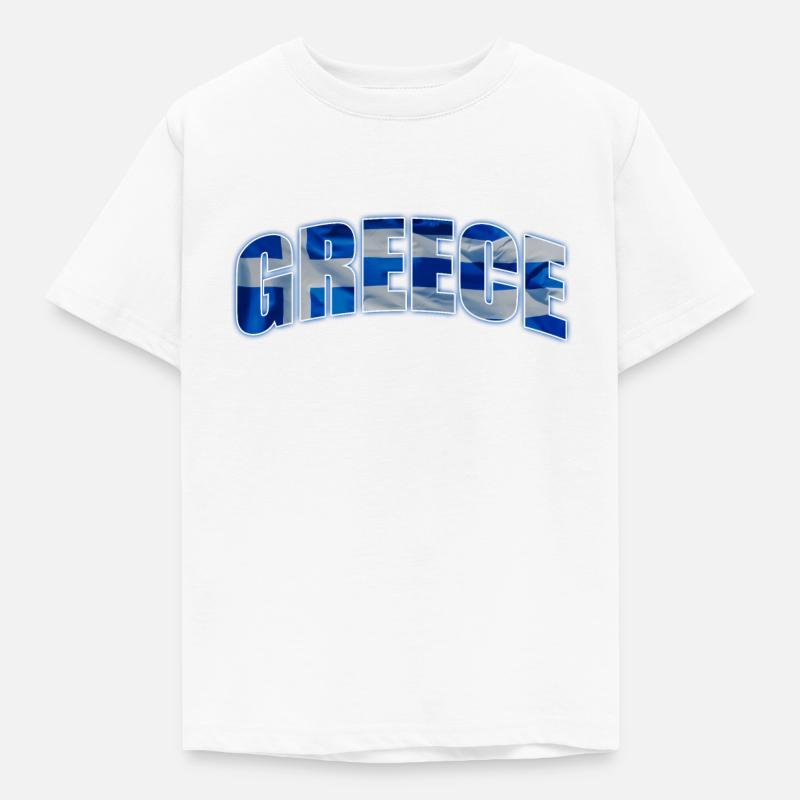 Grèce - T-shirt Enfant - blanc