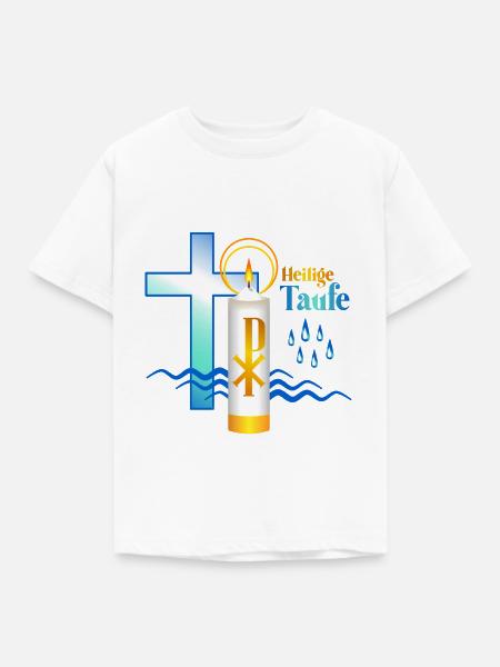 Taufe - Kinder T-Shirt - Weiß