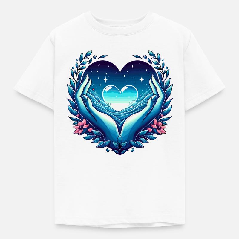 Heart - Kids' T-Shirt - white