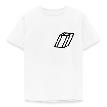 Rahmenbrief I - Kinder T-Shirt - Weiß - Vorne - AI Model Kid Male (0cm)