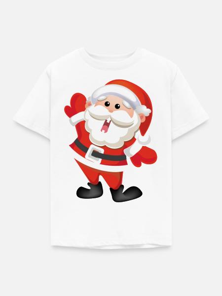 lustige Weihnachts - Kinder T-Shirt - Weiß