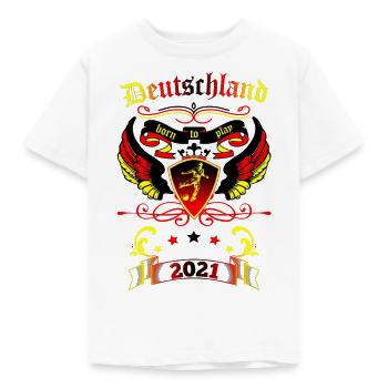 Deutschland - Kinder T-Shirt - Weiß - Vorne - AI Model Kid Male (0cm)