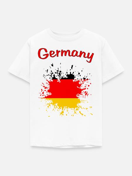 Germany - Kinder T-Shirt - Weiß