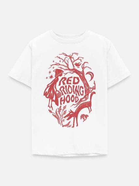 Rotkäppchen Red riding hood - Kinder T-Shirt - Weiß