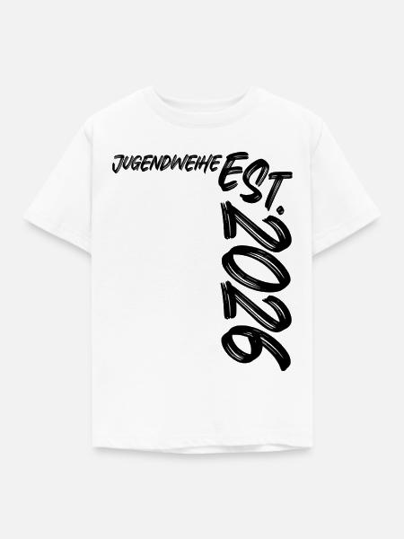 Jugendweihe Est. 2026 - Kinder T-Shirt - Weiß