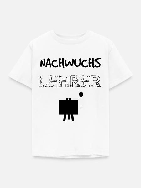 Nachwuchs Lehrer - Geschenkidee Geburt Schule - Kinder T-Shirt - Weiß