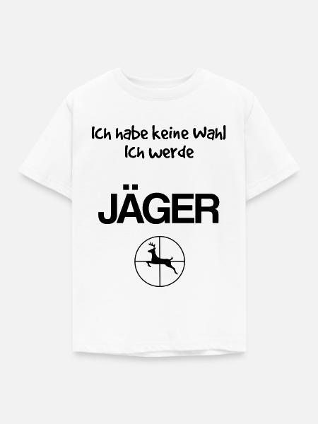 Geschenkidee Jäger Geburt Nachwuchs - Kinder T-Shirt - Weiß