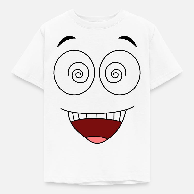 Crazyface - Kids' T-Shirt - white