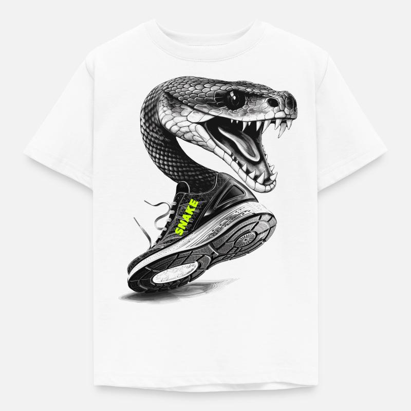 snake - Kinder T-Shirt - Weiß