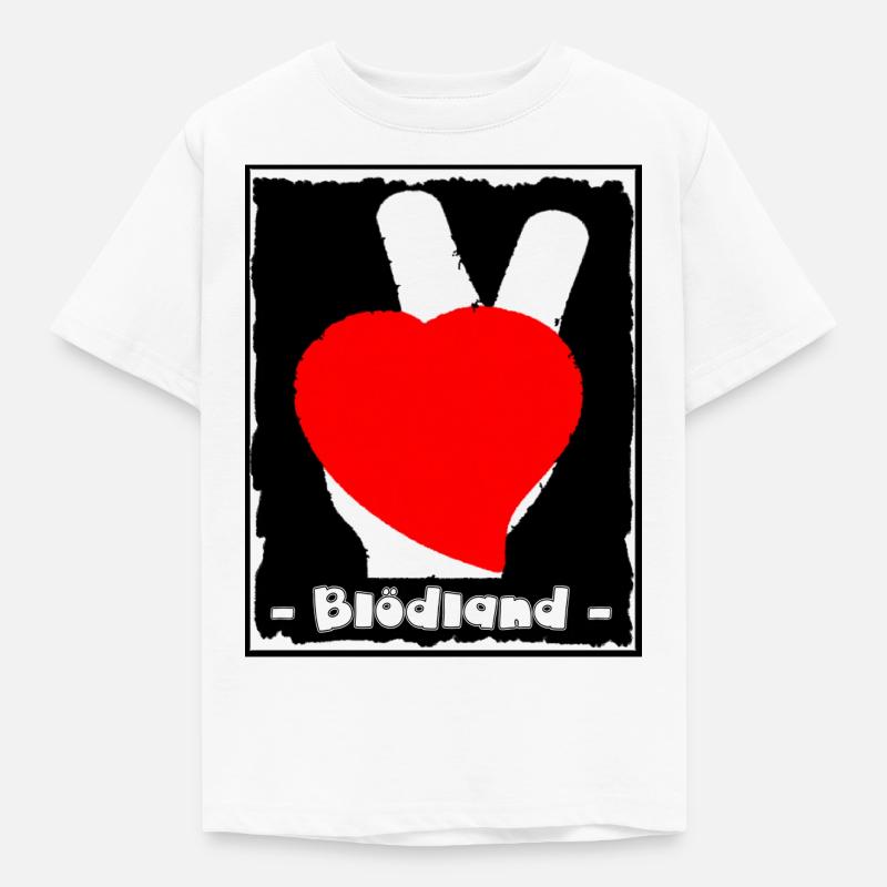 Blödländchen - Kinder T-Shirt - Weiß