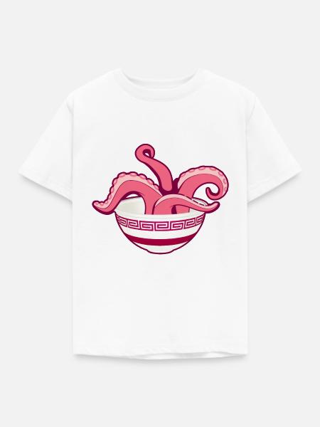 Nudeln - Kinder T-Shirt - Weiß