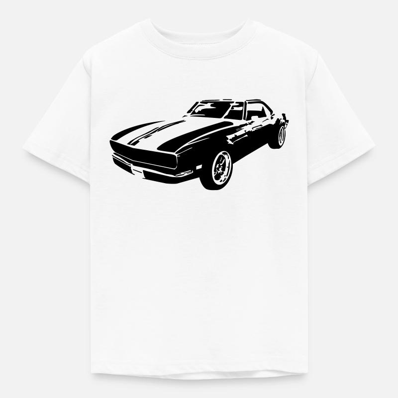 Revved Elegance: Classic Muscle unleashed - Kids' T-Shirt - white