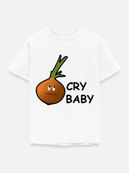 CRYBABY Ziebel - Kinder T-Shirt - Weiß