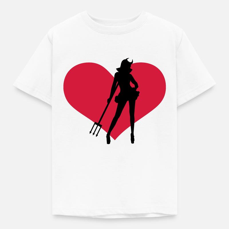 Devil - Kids' T-Shirt - white