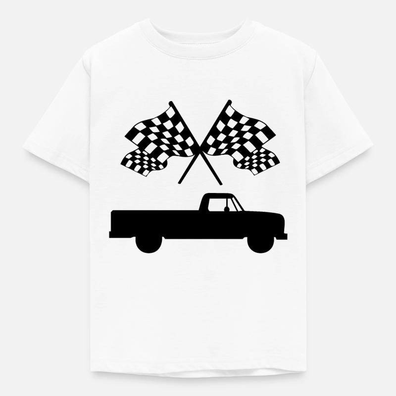 Auto - Kinder T-Shirt - Weiß