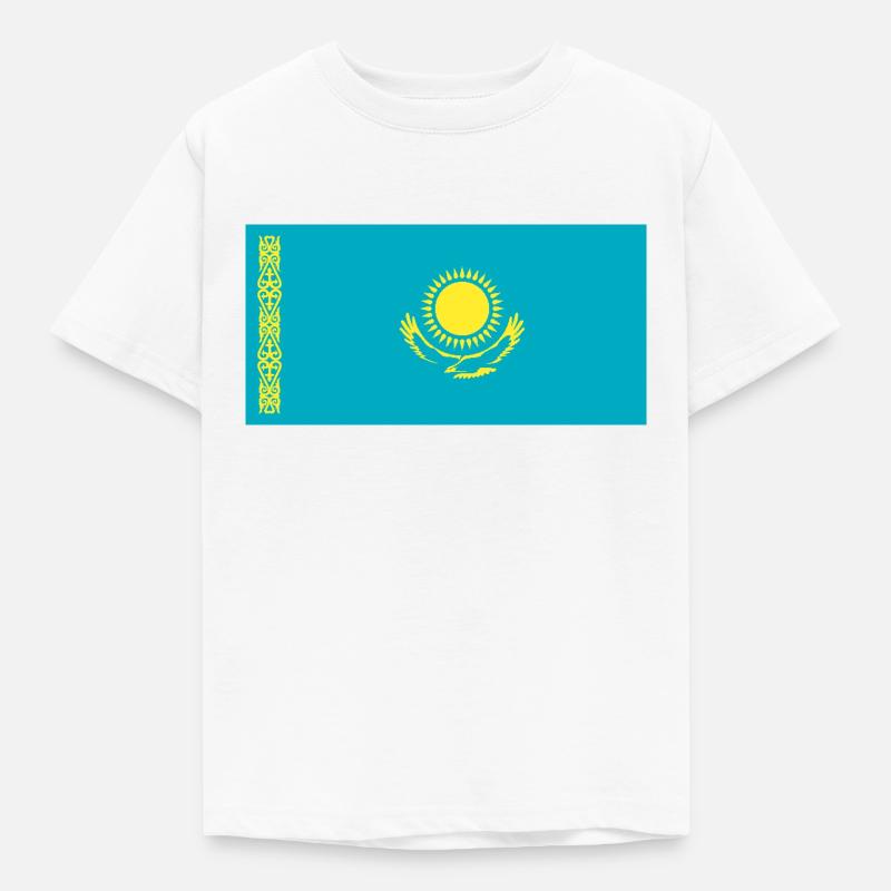 Kasachstan - Kinder T-Shirt - Weiß