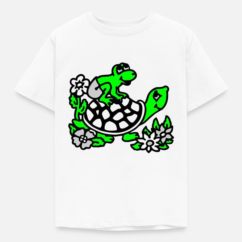 frogg & turtle / frog & turtle - Kids' T-Shirt - white