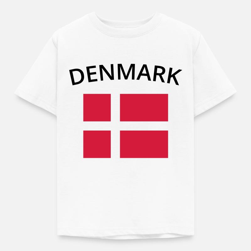 denmark - T-shirt Enfant - blanc