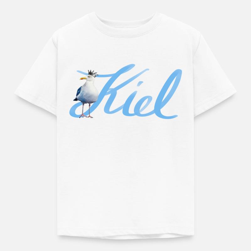kiel möwe - Kinder T-Shirt - Weiß