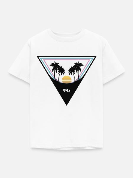 Retro - Kinder T-Shirt - Weiß