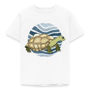 Schildkröte - Kinder T-Shirt - Weiß - Vorne - AI Model Kid Male (0cm)