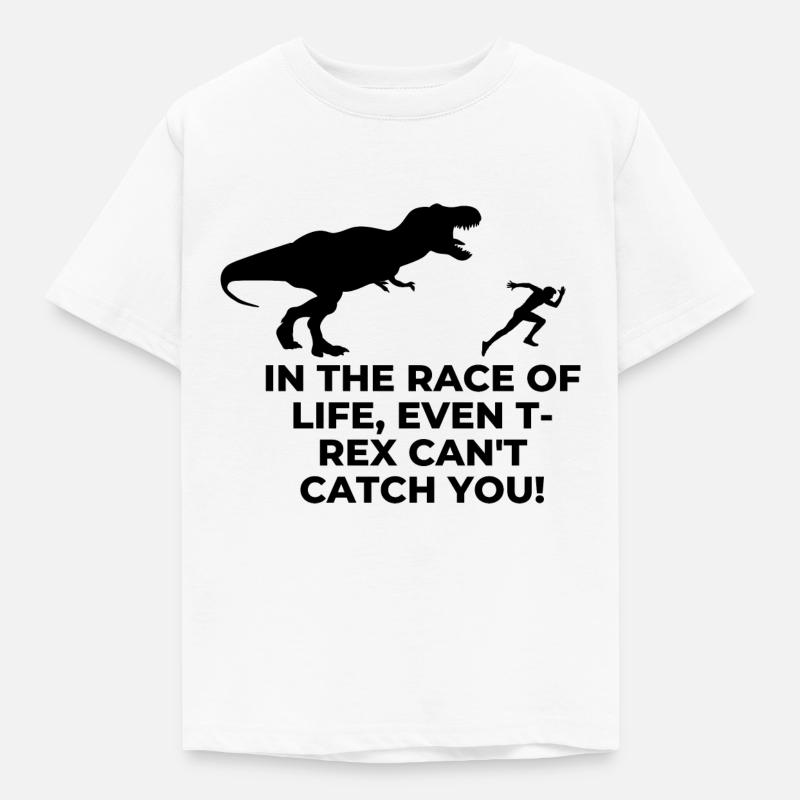 échappes au T-rex - T-shirt Enfant - blanc