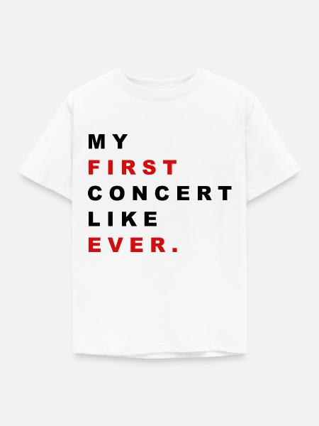 FIRST CONCERT - Kinder T-Shirt - Weiß