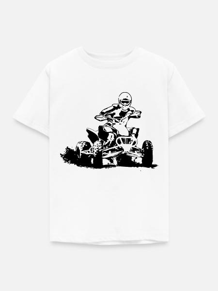 Quad - Kinder T-Shirt - Weiß