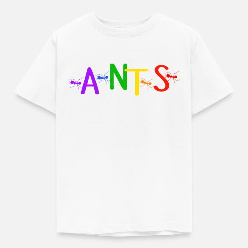 ameise ameisenfreunde regenbogen ameisen ant lgbt - Kinder T-Shirt - Weiß