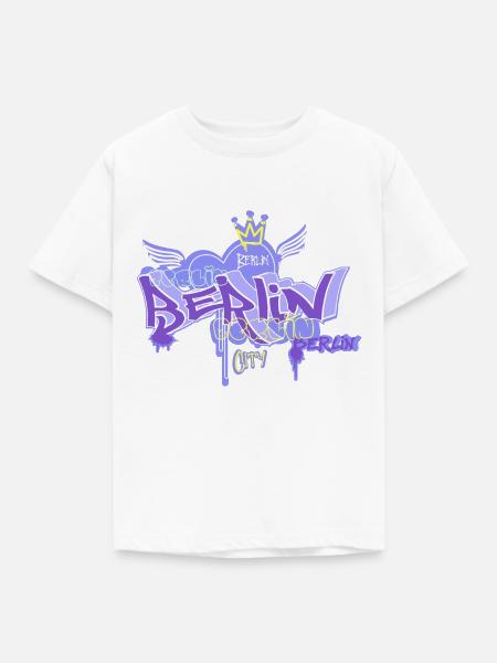 Berlin Graffiti - Kinder T-Shirt - Weiß
