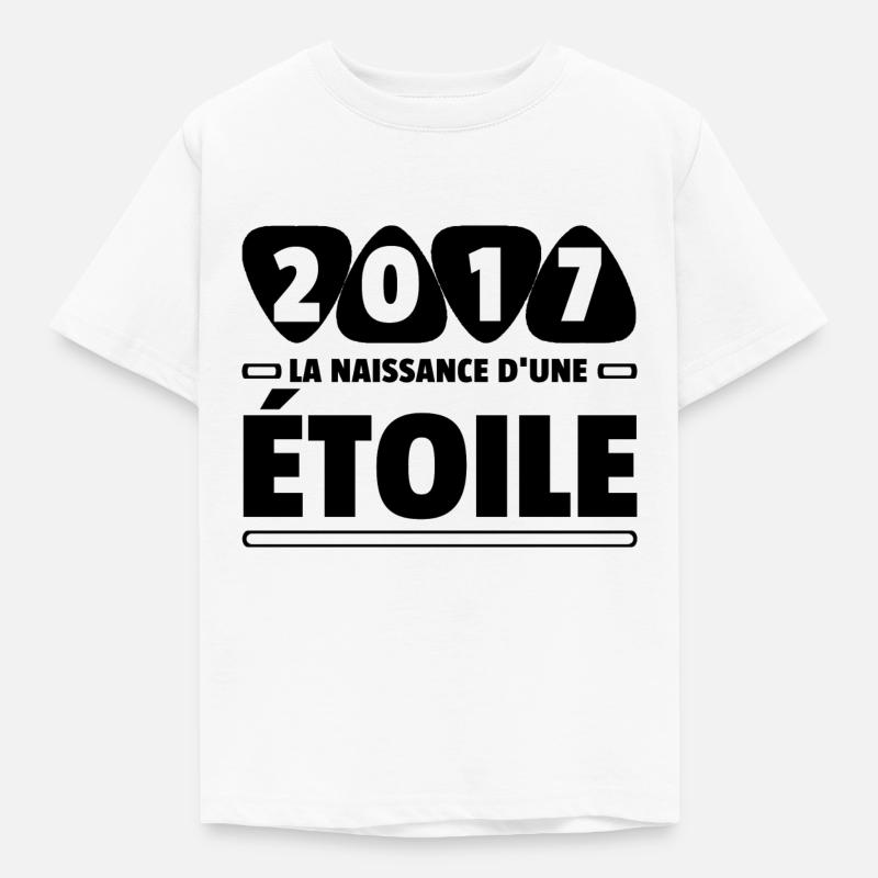 2017 année de naissance / anniversaire année 2017 - T-shirt Enfant - blanc