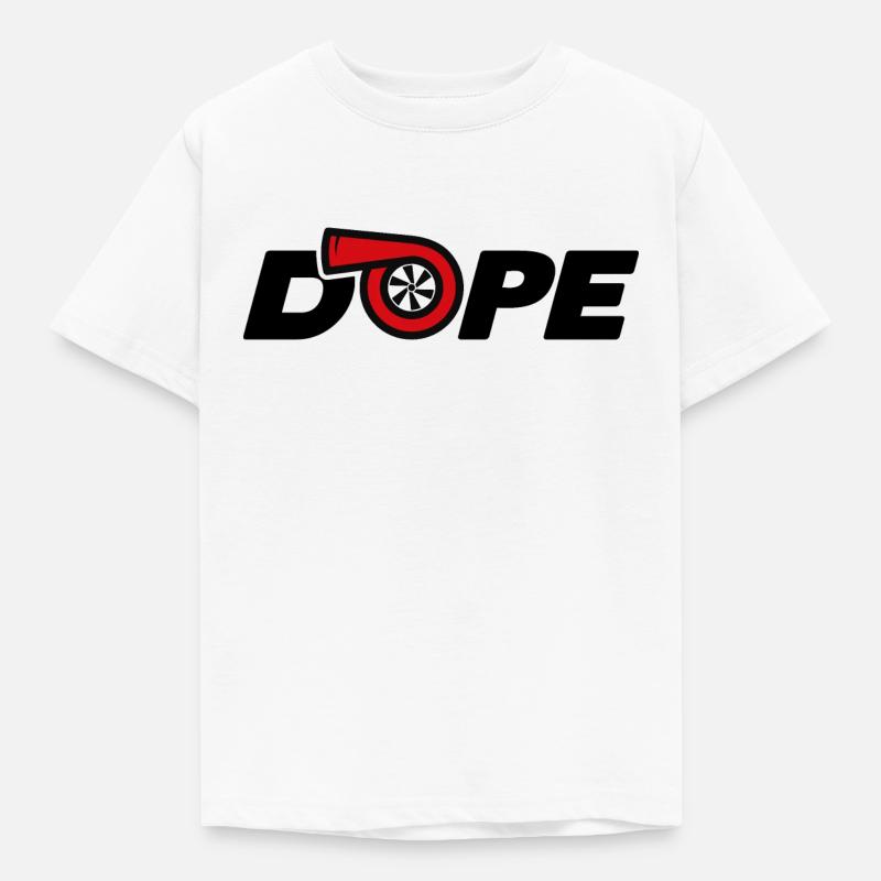 Turbo - Kinder T-Shirt - Weiß