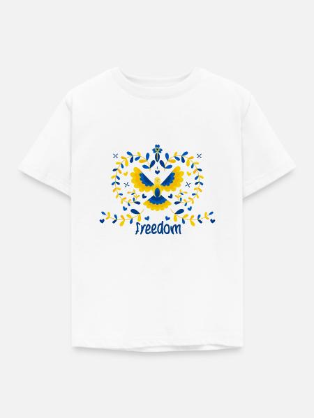 Freiheit der Ukraine - Kinder T-Shirt - Weiß